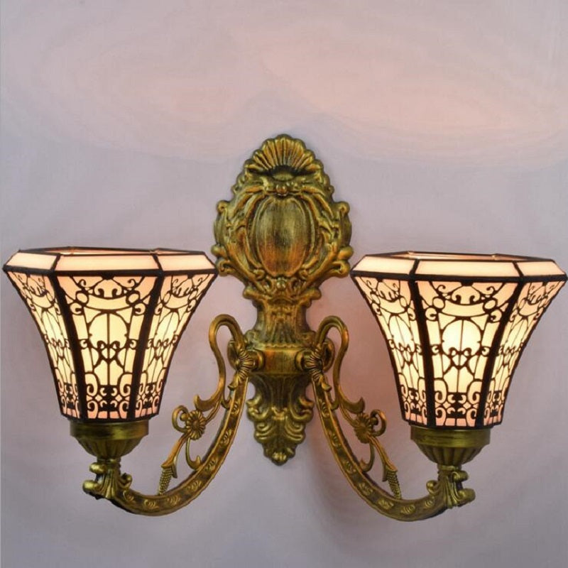 stained glass wall lamp