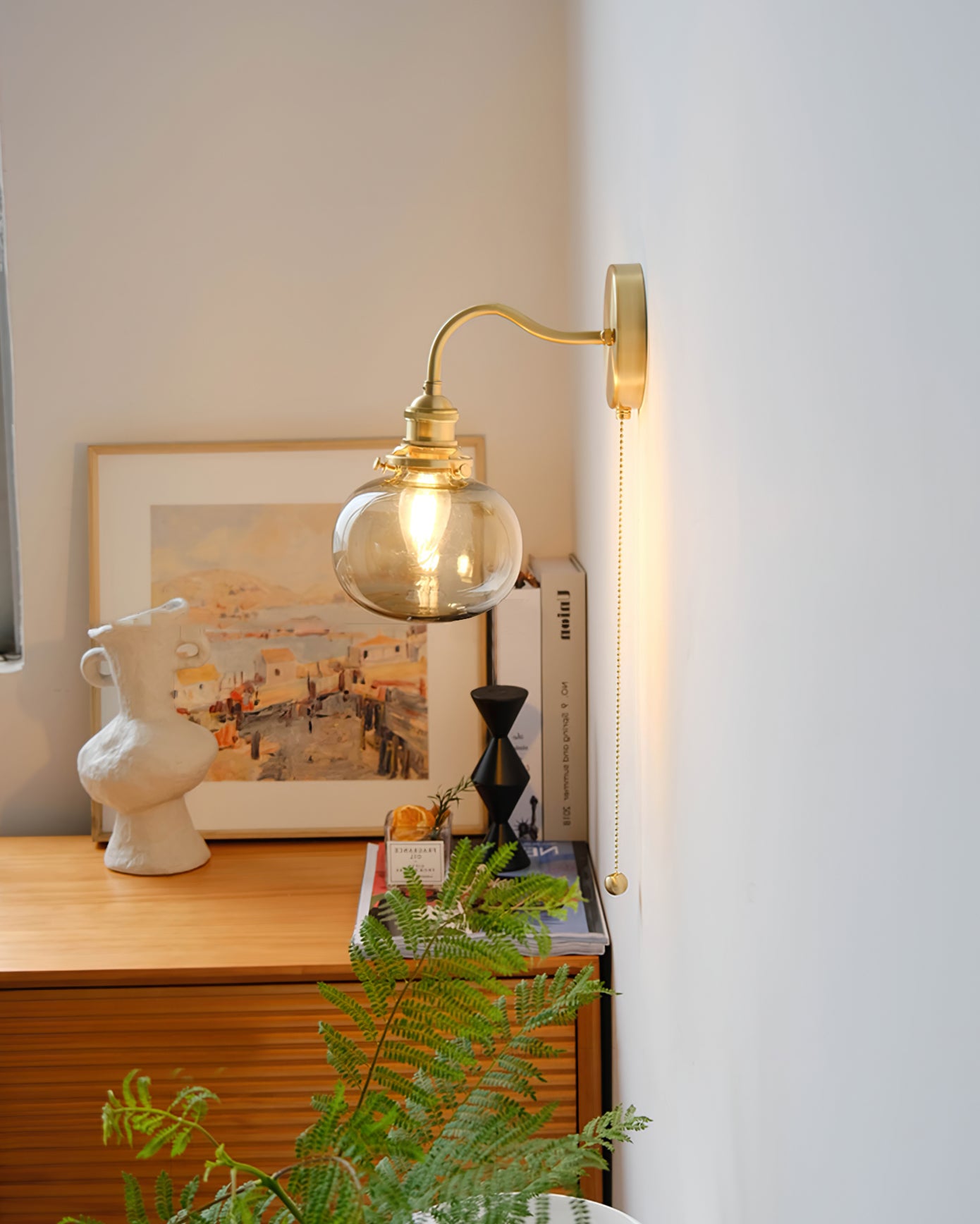Wingbo Image Wingbo Glass Wall Lamp