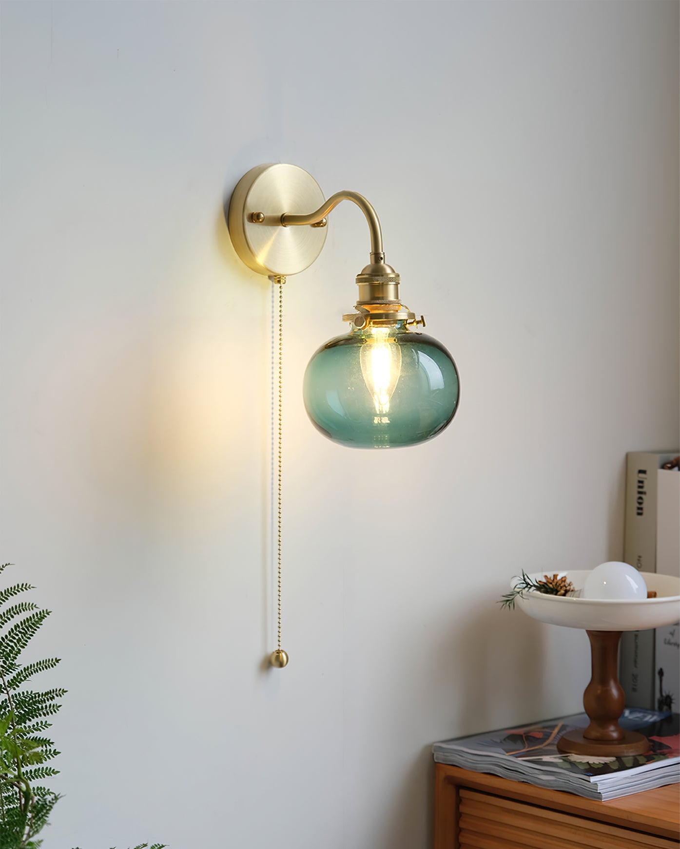 Wingbo Image Wingbo Glass Wall Lamp