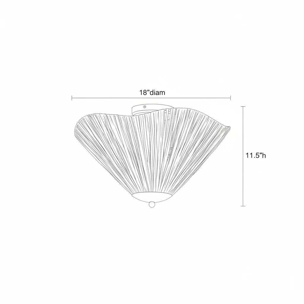 Svel Modern Natural Raffia fan-shade Flush Mount Ceiling light Size.webp__PID:5f506827-524a-4195-a0bd-a327acdeeada