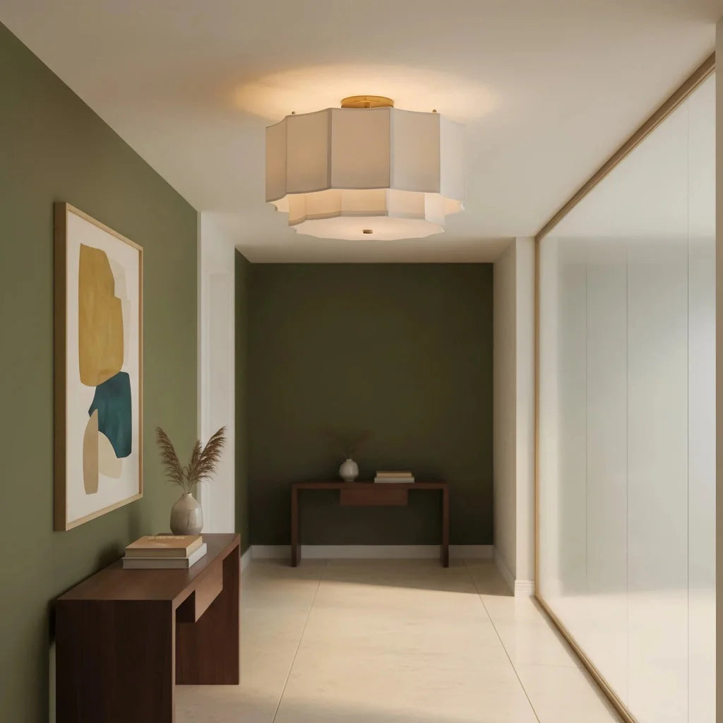 Bane Modern Linen Drum Flush Mount Pendant Light 4.webp__PID:ac30ed21-bf19-4b35-a273-50a0080f8494