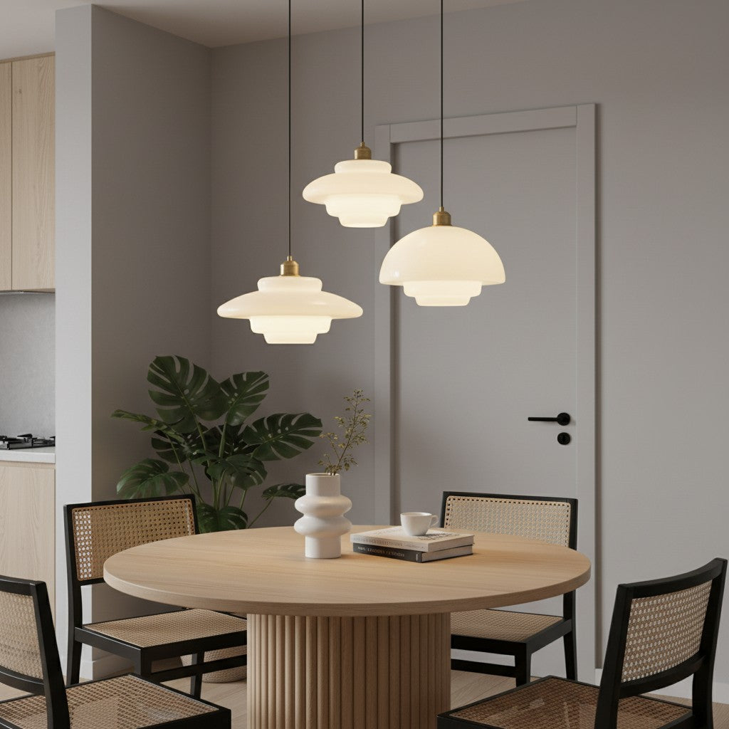 Daphne Modern Minimalist Milk Glass Pendant Light scene14.webp__PID:aabb413e-3ba0-4367-b97e-59f49006eb0a