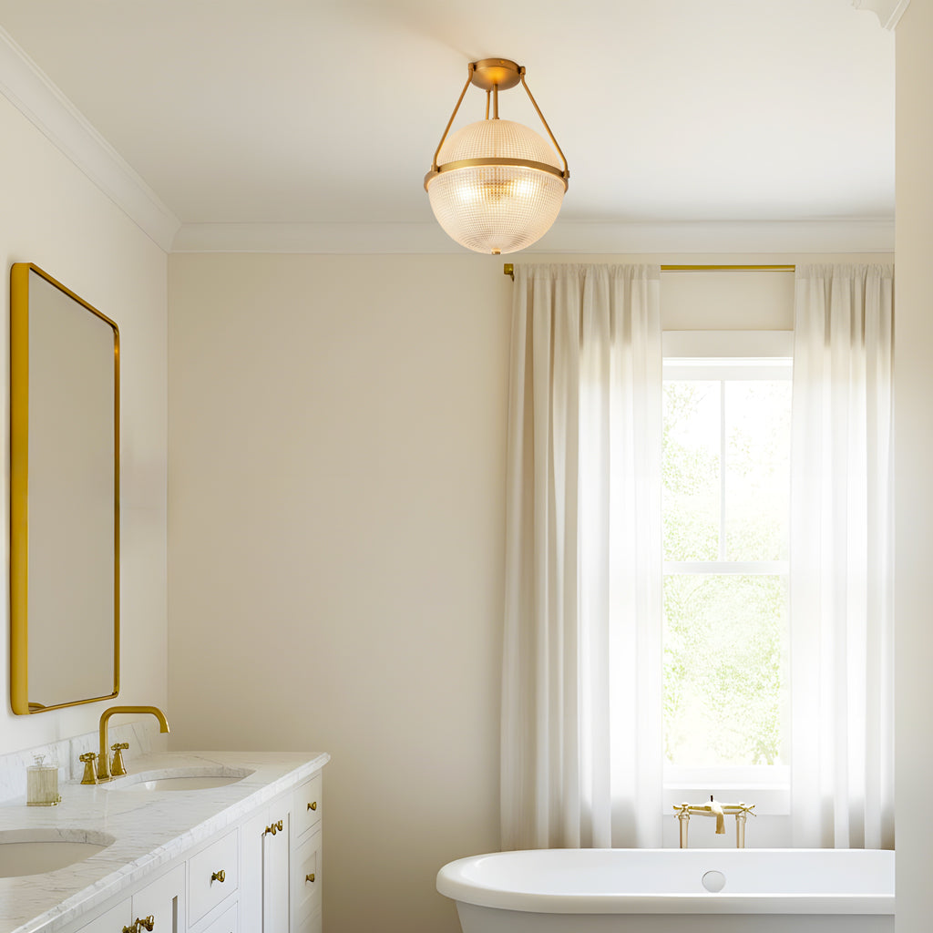 Athena Textured Globe Glass Semi Flush Mount Ceiling Light 10.jpg__PID:e5c81324-9129-4776-af5f-8d5f4e9df359