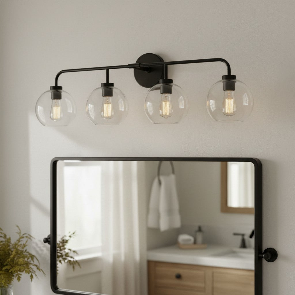 Kaia Modern Globe Glass Wall Sconce 4head scene1.webp__PID:79e9f781-370a-47f0-9489-47a974df4841
