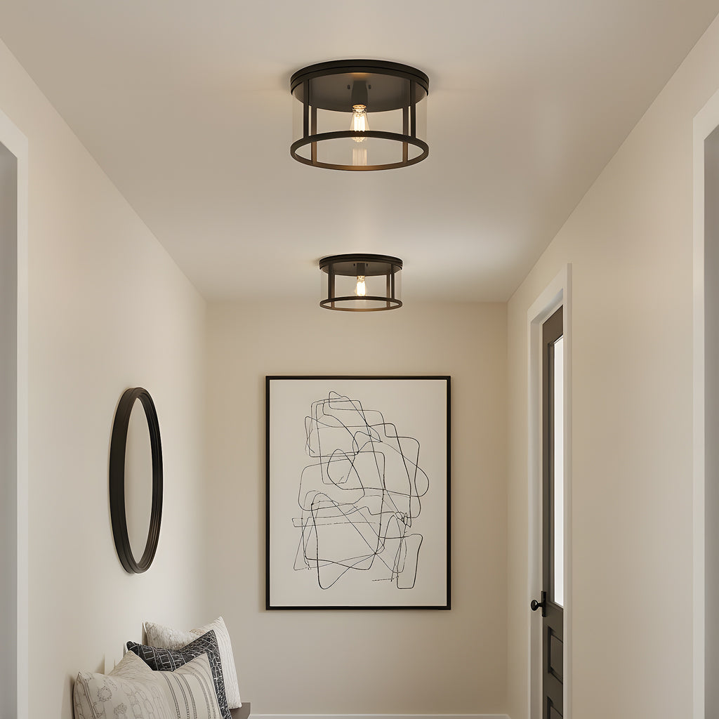 Nolan Industrial Round Clear Glass Flush Mount Ceiling Light 10.jpg__PID:ee1be0f6-7881-4b85-b8ad-52b3671861c1