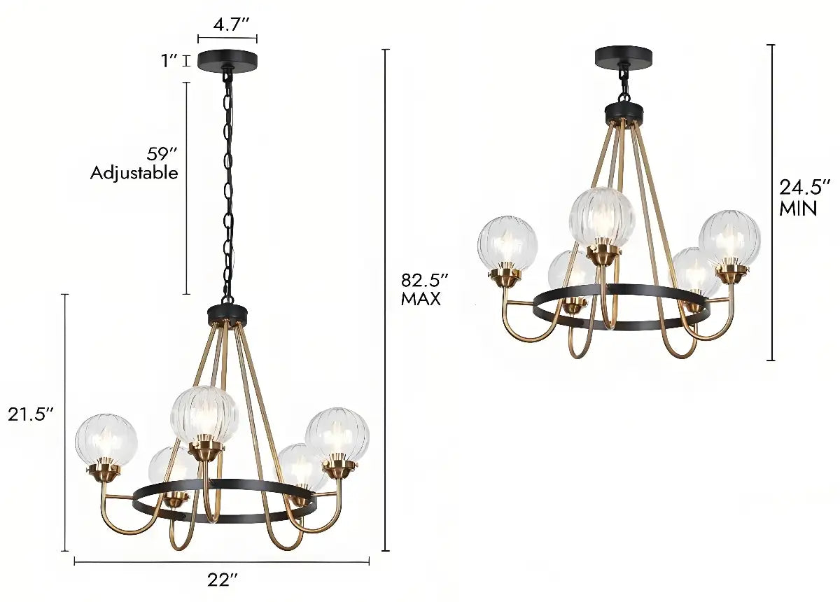 Gildas Luxus-Kronleuchter mit 5 verstellbaren Leuchten im Wagenrad-Design cc2.webp__PID:98187504-ec31-47ae-96b2-6915e68345a2