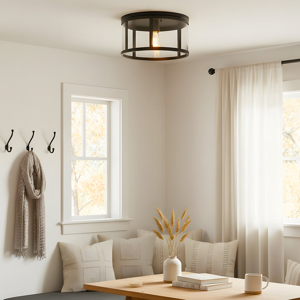 Nolan Industrial Round Clear Glass Flush Mount Ceiling Light 9.jpg__PID:02ee1be0-f678-412b-85b8-ad52b3671861