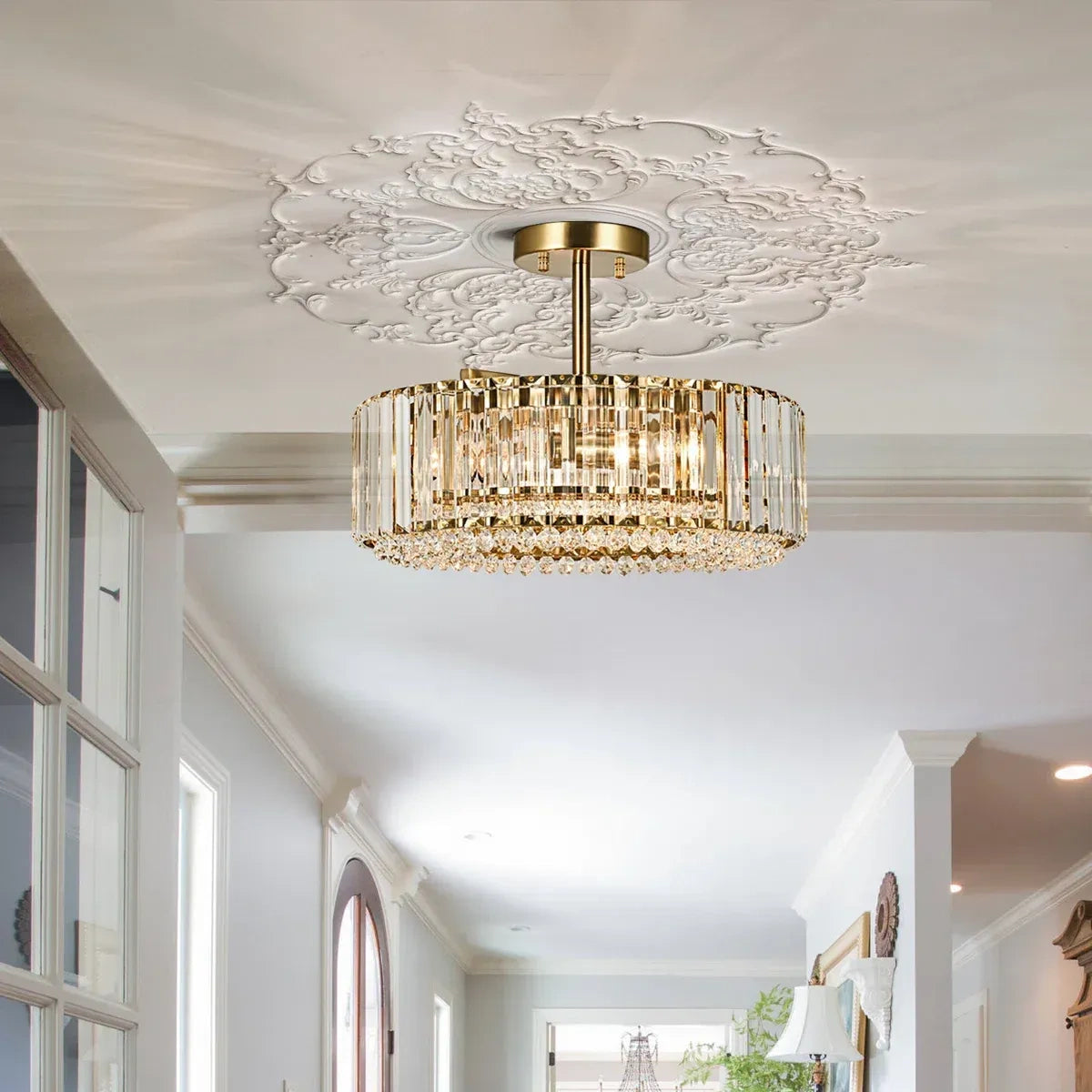 Dominic Moderne luxe Trommel Kristal Plafondlamp6.webp__PID:b6b1b533-6327-4e3f-8c15-018763818204