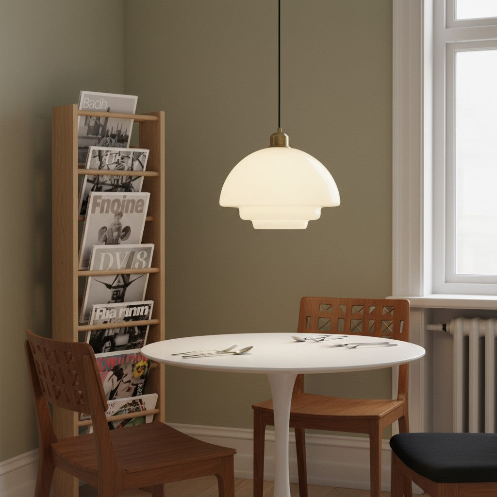 Daphne Modern Minimalist Milk Glass Pendant Light scene7.webp__PID:59350a5b-c01f-47aa-bb41-3e3ba0b36779