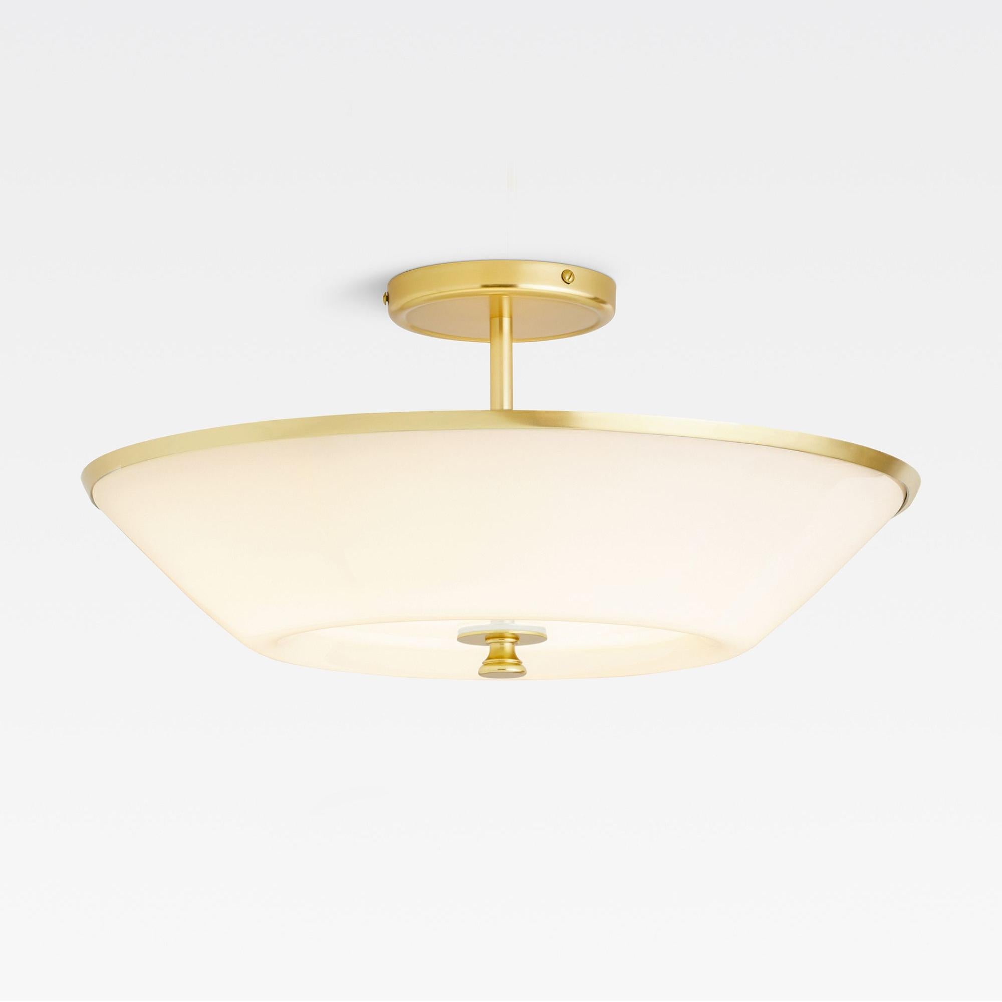 Ysée Minimalist White Glass Bowl Semi Flush Mount Light (12).jpg__PID:58935540-5581-4231-ad9e-fc689314a4f8