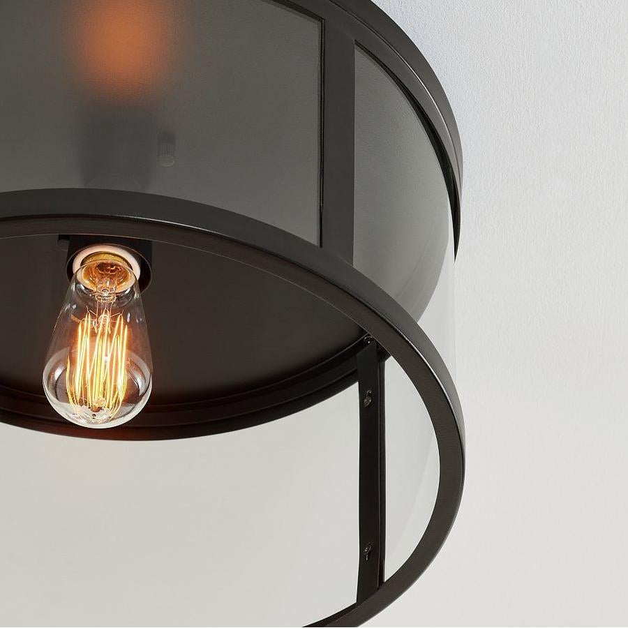 Nolan Industrial Round Clear Glass Flush Mount Ceiling Light detail1.webp__PID:77e297ba-ad5e-4a2c-9a80-182bd7ce5070