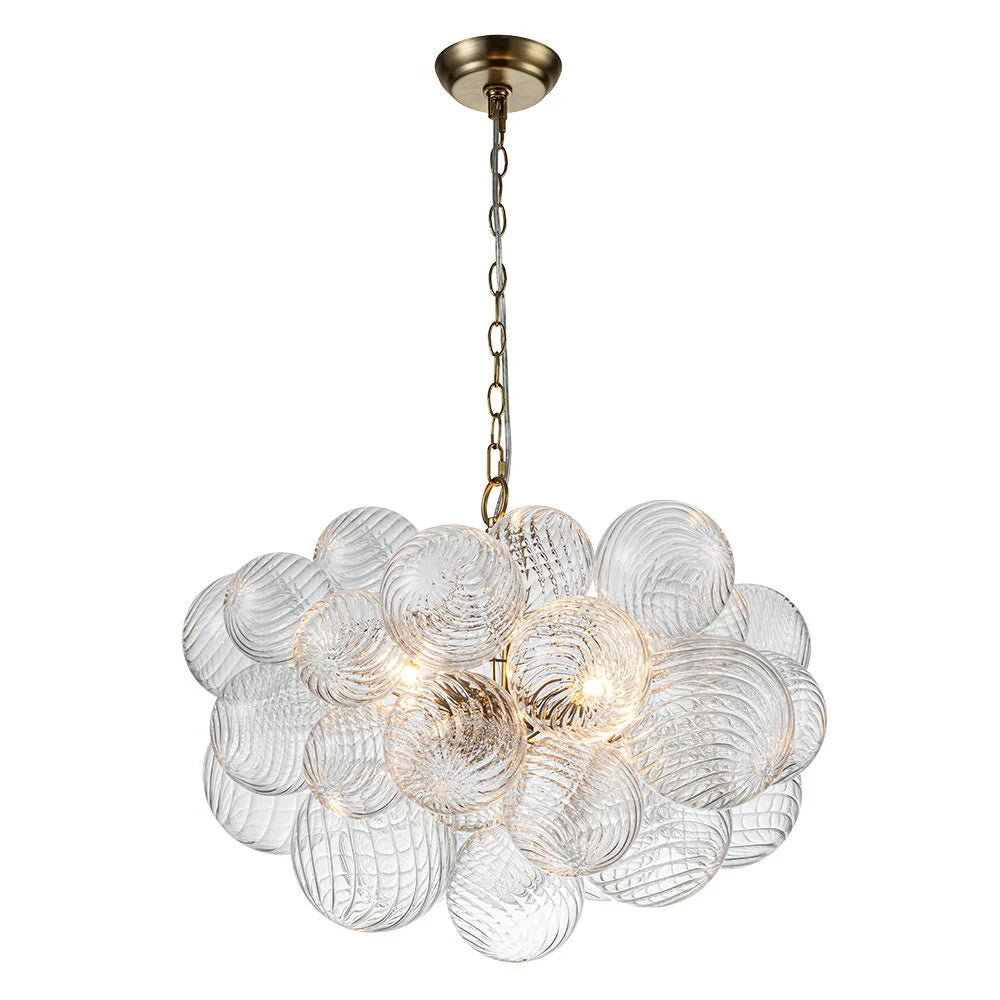 Detail des Kronleuchters „Reid Ribbed Bubble Glass Chandelier“:1.webp__PID:c3b63c0d-ee4c-447c-8ef9-2d012c7c1ab5