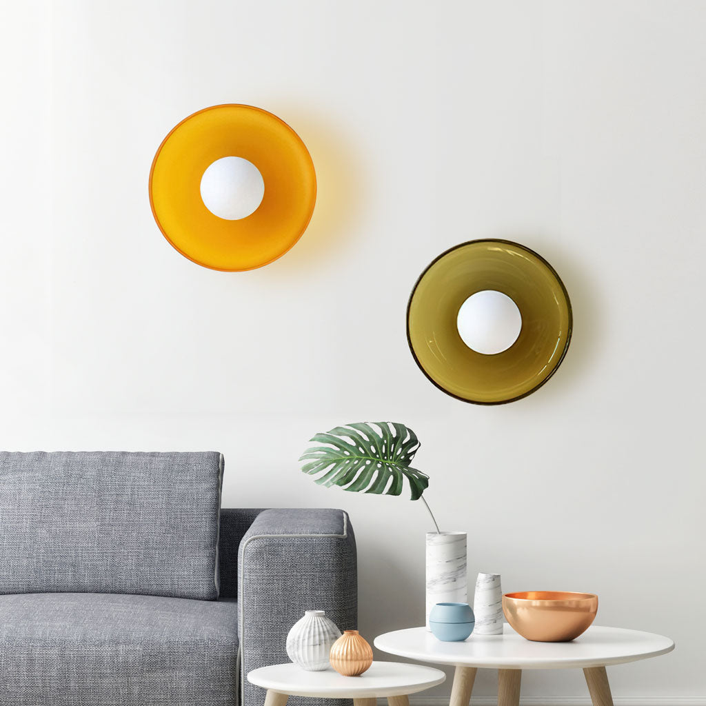 morrow glass disc light orange brown.jpg__PID:499f7e21-cb4a-4e73-b30d-8983ce2f797b