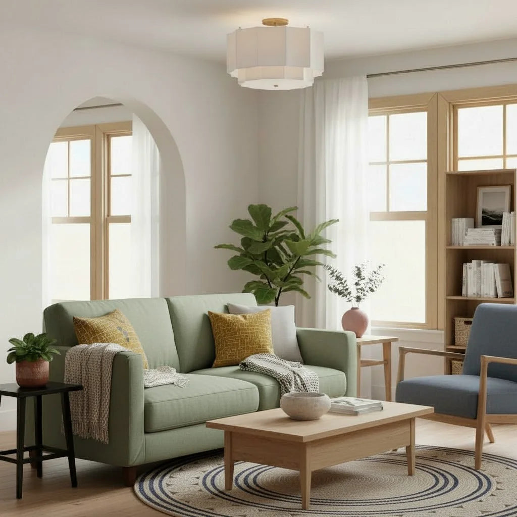 Bane Modern Linen Drum Flush Mount Pendant Light6.webp__PID:d00aa9e3-3c8a-4fea-ab76-9612e018a9de