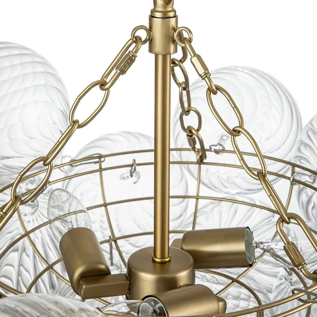 Detail des Kronleuchters „Reid Ribbed Bubble Glass Chandelier“:1.webp__PID:c3b63c0d-ee4c-447c-8ef9-2d012c7c1ab5