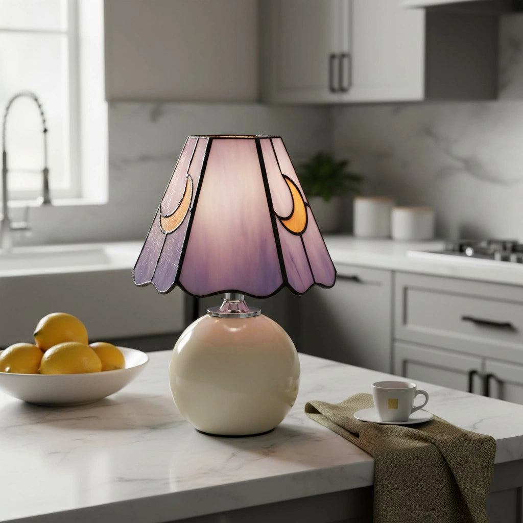 Faithe Mushroom Tiffany Moon Glass Tafellamp92.webp__PID:5beca966-0ac1-4276-8d06-ea74c3382ce3