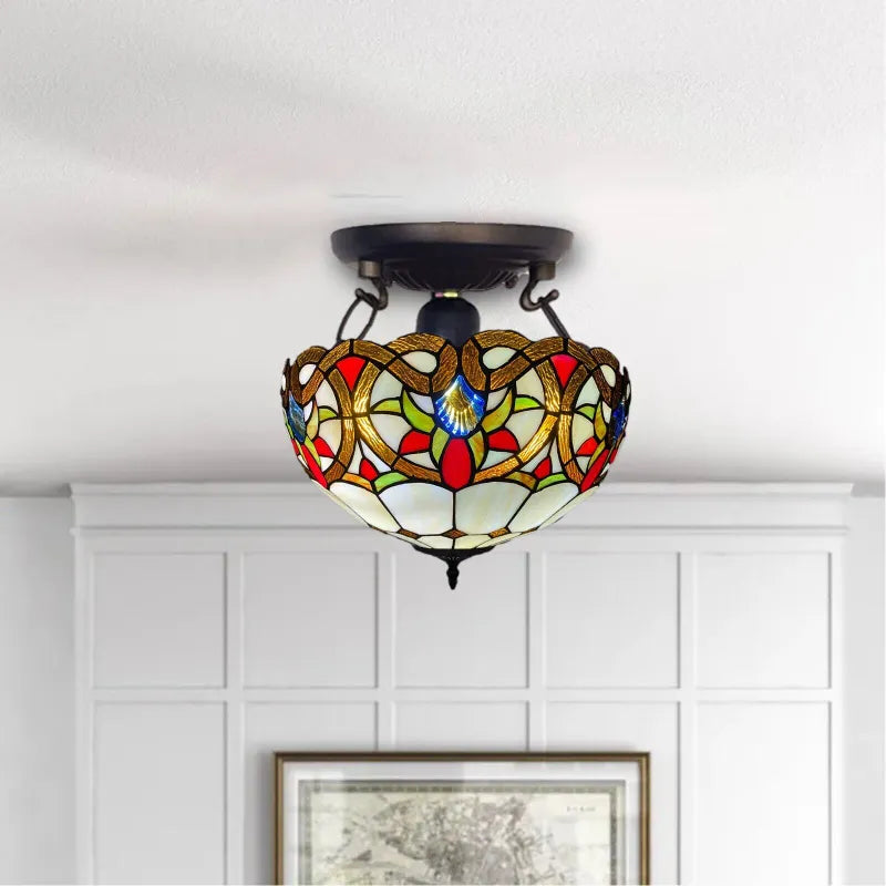 Daphne Tiffany Style Handcrafted Stained Glass Ceiling Light (8).webp__PID:0e8f79ad-79bd-4ecc-9966-524cc8250a67