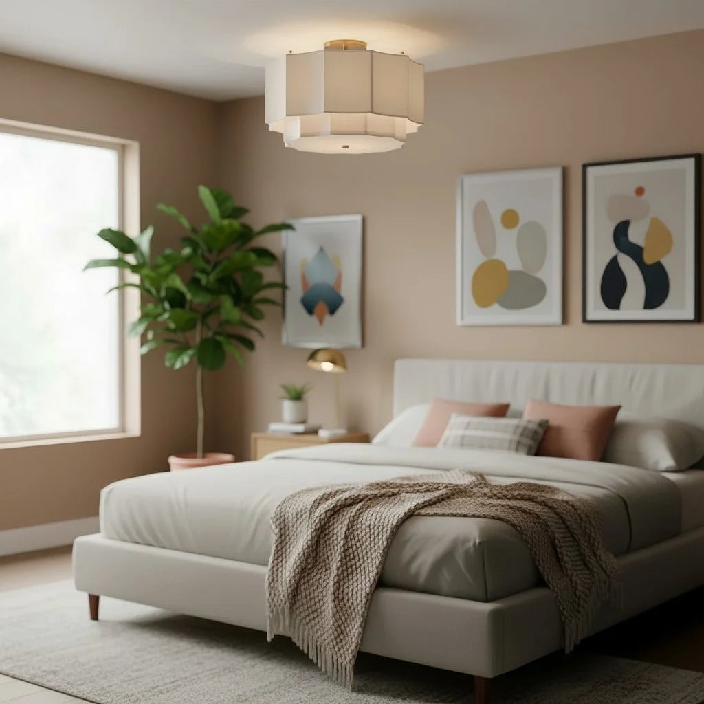 Bane Modern Linen Drum Flush Mount Pendant Light 5.webp__PID:84947e22-e5f8-40ed-a4a2-1efc14cbf5bc
